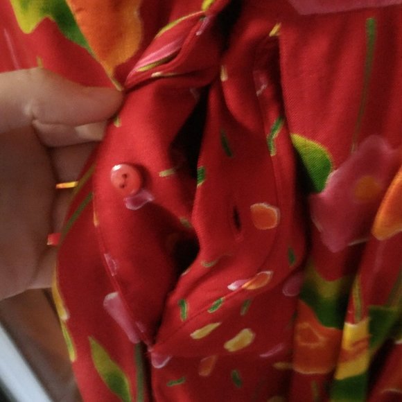Studio 25 Red Summer Dress Romper - Picture 4 of 5